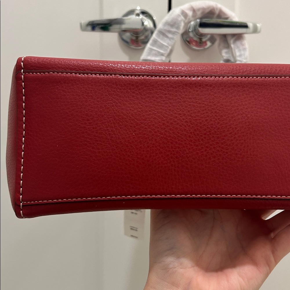 Coach (NWT) Derby Tote in Red/Oxblood - Picture 13 of 16